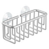 iDesign 6.5 in. L X 2.7 in. W X 3.4 in. H Aluminum Suction Sink Center