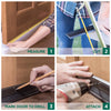 M-D Building Products Black Aluminum/Vinyl Sweep For Doors 36 in. L X 0.25 in. (Pack of 6)