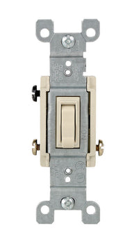 Leviton 15 amps Toggle Switch Ivory 1 pk (Pack of 10) - Open Box
