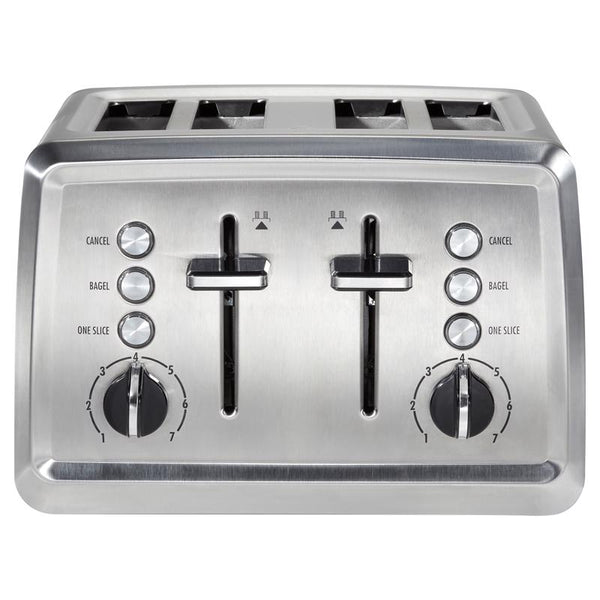 TOASTER 1550W SLV 4SLT