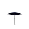 Living Accents 9 ft. Tiltable Navy Blue Market Umbrella