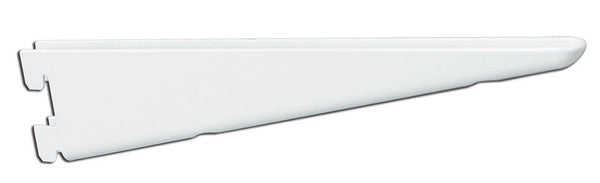 Soporte de acero blanco Knape &amp; Vogt, calibre 16, 18-1/2 pulg., 225 lb (paquete de 10)