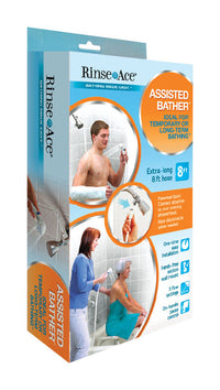 Rinse Ace White PVC 8 in. Handheld Showerhead