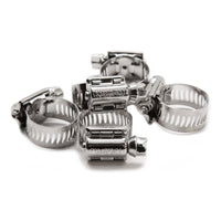 FOREVERBOLT 7/16 in to 25/32 in. SAE 6 Silver Hose Clamp Stainless Steel Band