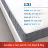 JT Eaton Lock-Up Queen White Stretch-Knit Polyester Mattress Encasement Cover