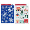 Impact Innovations Christmas Glitter Cling 12" X 17" (Case of 24)