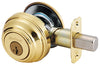 Kwikset SmartKey Polished Brass Metal Deadbolt
