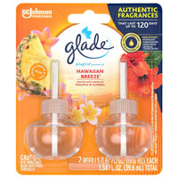 Glade Plug-Ins Hawaiian Breeze Liquid Refill Scent Air Freshener 1.34 oz. (Pack of 6)