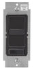Leviton Decora SureSlide Black 600 watt Slide Dimmer Switch