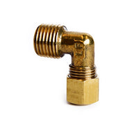 1/4 in. Compression X 1/4 in. D MPT Brass 90 Degree Elbow (Pack of 5)