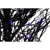 Celebrations Halloween Orange/Purple 100 ct 5 ft. LED Prelit Twiggy Halloween Tree Halloween Decor