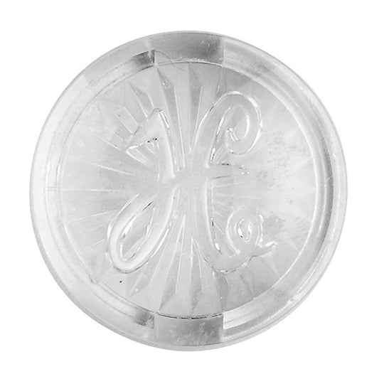 Danco Round Clear Acrylic Hot Index Button (Pack of 5)