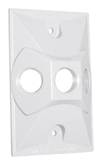 Sigma Engineered Solutions Rectangle Metal 1 gang Lampholder Cover