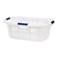 Rubbermaid White Polyethylene Laundry Basket (Pack of 6)
