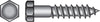 Hillman 1/2 in. X 4 in. L Hex Hot Dipped Galvanized Steel Lag Screw 25 pk