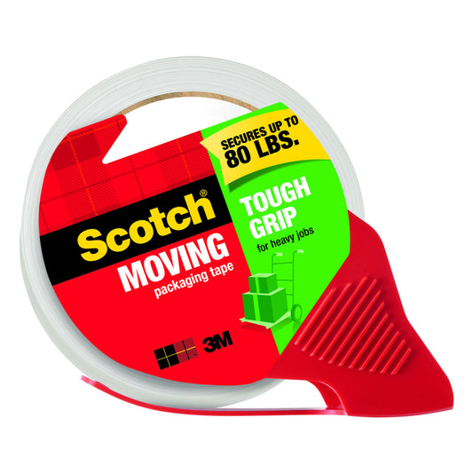 Scotch Tough Grip 1.88 in. W X 54.6 yd L Packing Tape Clear