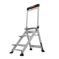 Little Giant Jumbo 3.5 ft. H Aluminum Step Ladder Type IAA 375 lb. capacity