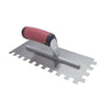 Marshalltown 4-1/2 in. W X 11 in. L Steel Notched Trowel