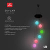 Globe Electric Skylar Metal/Plastic 29 in. Wind Chime (Pack of 4)