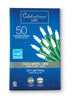 Celebrations Blue LED Mini Cool White 50 ct String Christmas Lights 12 ft. (Pack of 12)