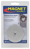 Magnet Source 2-5/8 in. L X 2.63 in. W Silver Magnetic Hooks 35 lb. pull 2 pc - Open Box