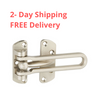 National Hardware 1.75 in. H X 6 in. L Satin Nickel Silver Zinc Die Cast Door Security Guard