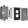 Sigma Electric Rectangle Die-Cast Metal 1 gang 4.58 in. H X 2.83 in. W Duplex Outlet Kit