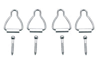 Prime-Line Silver Aluminum Window Latch 1/16 in. W X 1-9/16 in. L For Spline Channel 100 pk
