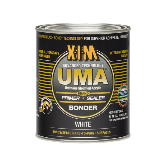 X-I-M UMA White Acrylic Low Odor Water-Based Tintable Primer Sealer & Bonder 1 qt.