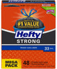 Hefty Extra Strong 33 gal. Trash Bags Drawstring 48 count (Pack of 3)