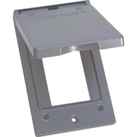 Sigma Electric Rectangle Die-Cast Metal 1 gang 4.57 in. H X 2.83 in. W Vertical GFCI Cover