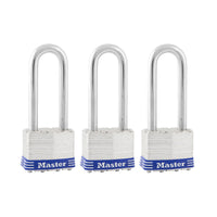 Master Lock 4-11/16 in. H X 1-3/4 in. W Laminated Steel Double Locking Padlock Keyed Alike