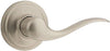 Kwikset Tustin Satin Nickel Passage Lever 1-3/4 in.