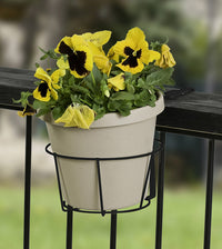 HOLDER FLOWERPOT ADJ BLK - Deal of The Week