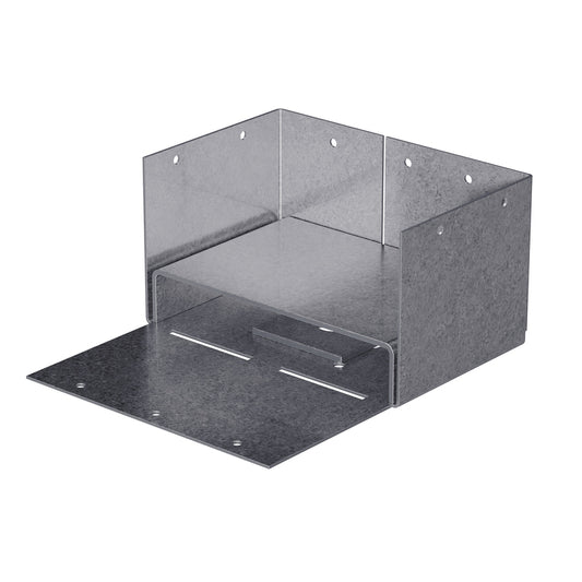 Simpson Strong-Tie 4 in. H x 6 in. W 12 Ga. Galvanized Steel Post Base