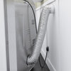 Imperial 6 ft. L X 4 in. D Silver/White Aluminum/Plastic Semi-Rigid Dryer Vent Kit