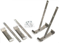 Amerimax 2 in. H X 3.5 in. W X 9.5 in. L Metallic Aluminum K Gutter Hanger and Strap - Deal of The Week