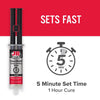 J-B Weld Clear Weld High Strength Epoxy Clear Syringes 0.47 oz