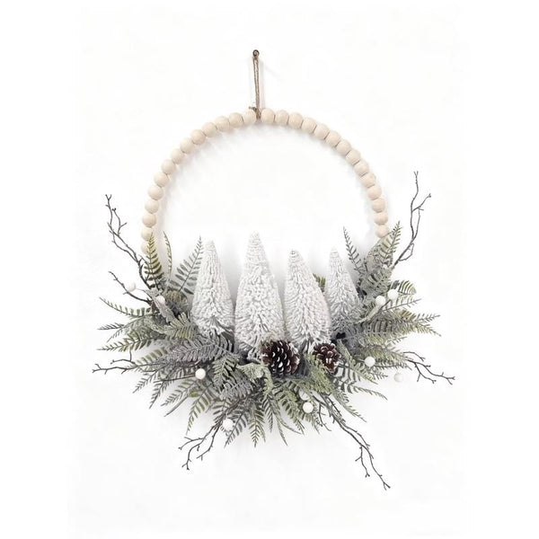 Decra Lite 20 in. D Frosty Wreath (Pack of 4)