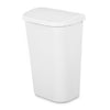 Sterilite 11 gal White Plastic SwingTop Locking Wastebasket (Pack of 6)