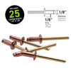 Surebonder 1/8 in. D X 1/8 in. R Copper Rivets Yellow  (Pack of 5)
