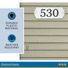 Hillman White Wood Paintable Address Plate (Pack of 3)