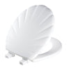 Bemis Round White Molded Wood Toilet Seat