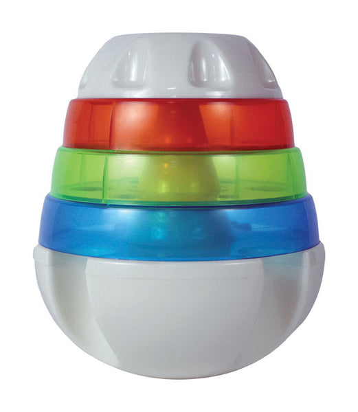 JW Pet Treat Tower Multicolored Plastic Tower Shaped Dog Toy Small 1 pk
