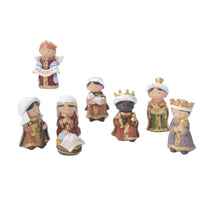 Decoris Multicolored Child Nativity Indoor Christmas Decor (Pack of 4)