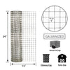 IronRidge 24 in. H X 15 ft. L Galvanized Steel Welded Wire Fence 1 in.