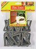Down Under 0.5 in. H Gray Plastic Pot Toes