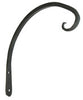 Panacea Black Wrought Iron 7 in. H Curved Plant Hook 1 pk