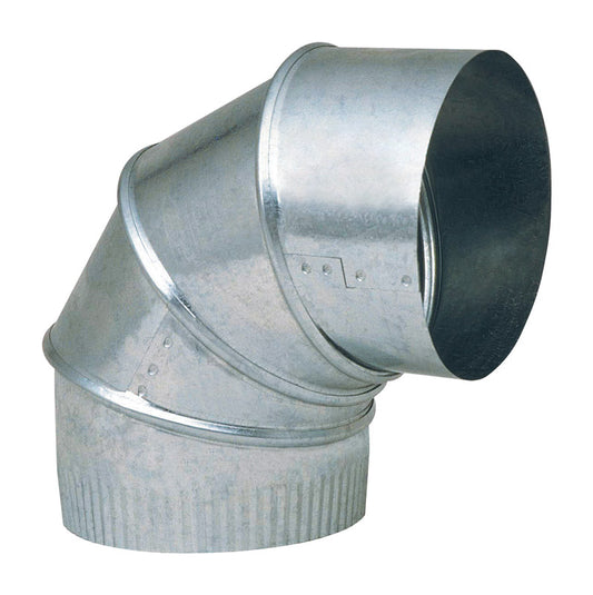 Imperial Manufacturing Group Gv0286-C 4 90° Galvanized Adjustable Elbow  (Pack Of 8)