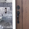 Heath Zenith Satin White Metal/Plastic Wired Pushbutton Doorbell